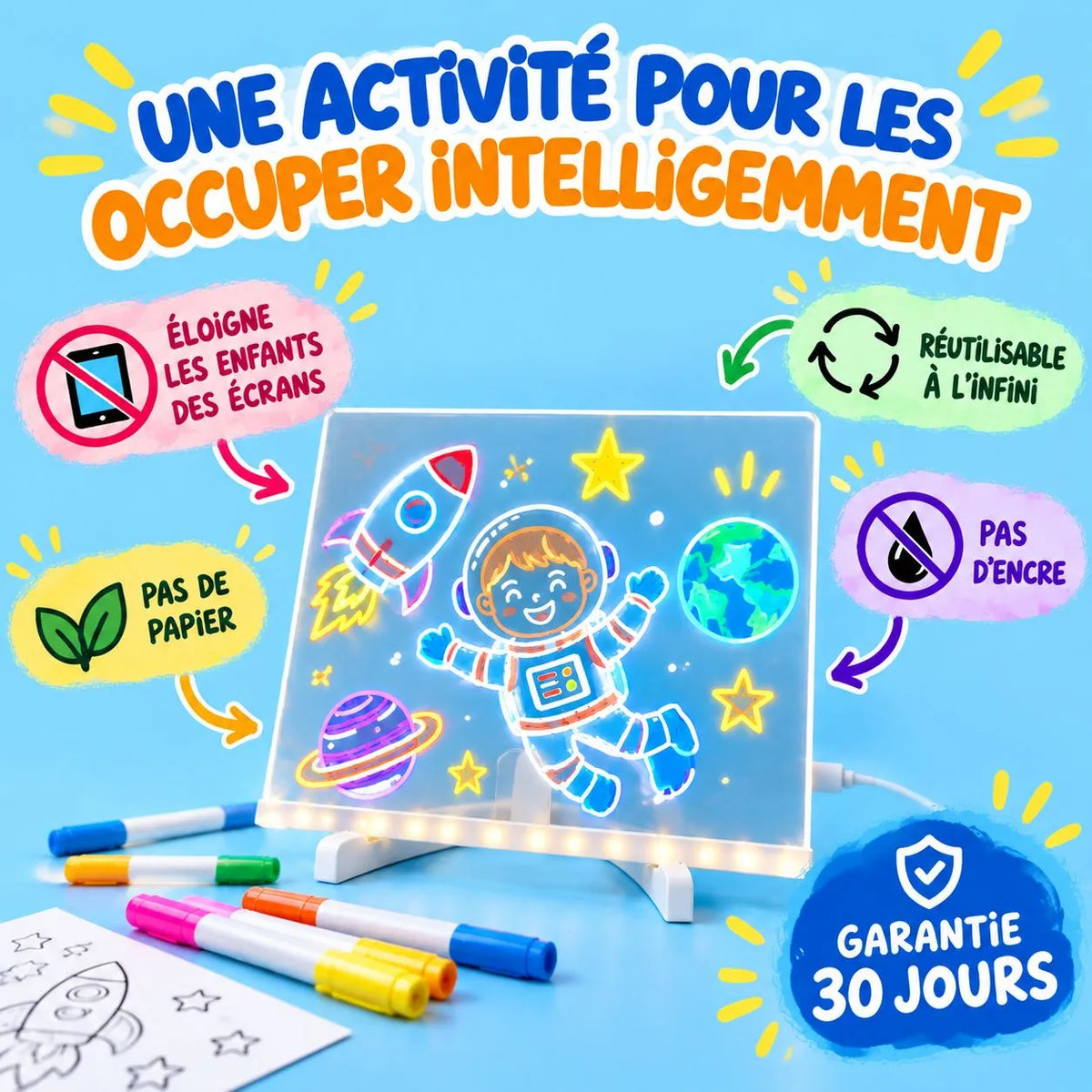 BUBELY™ | Planche à dessin lumineuse